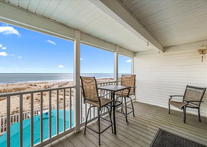 Beautiful Direct Ocean Front Townhome In Sea Village With Relaxing Ocean Views! Holiday home Ocean City