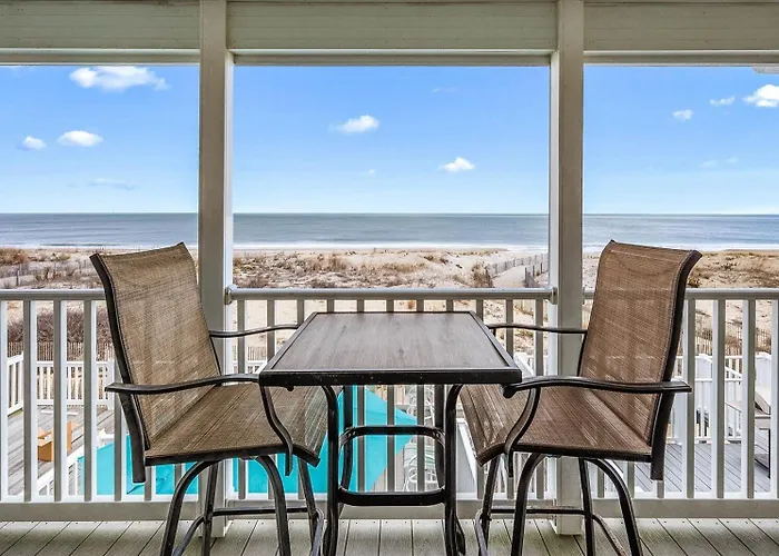 Beautiful Direct Ocean Front Townhome In Sea Village With Relaxing Ocean Views! * Ocean City