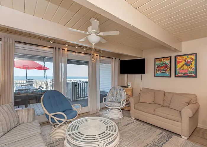 Beautiful Direct Ocean Front Townhome In Sea Village With Relaxing Ocean Views!